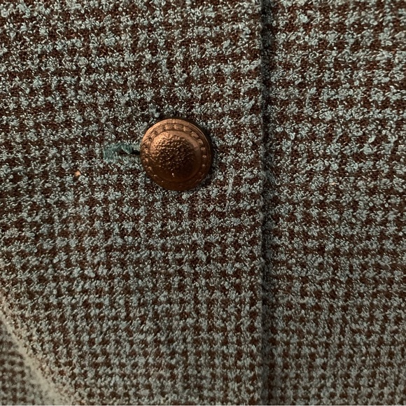 Jacket (Teal & Black hounds tooth)  Size 14P - Picture 3 of 15